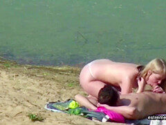 My Stepdaughter Caught With Her Bf On The Beach