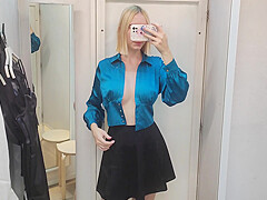 Try On Haul Transparent Clothes Completely See-through. At The Mall. See On Me In The