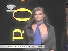 Accidental nudity on the catwalk