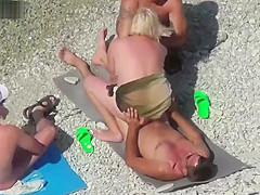 Beach mature swingers