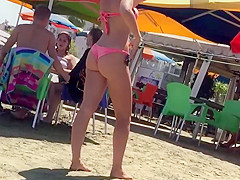 candid teen 18+ ass thong