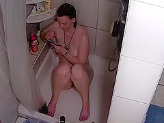 Caught In The Shower Masterbating