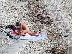 Couple Fucked On A Public Beach While As People Walked Near