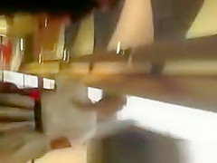 Damn hot ass upskirt