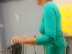 Hard nipples on mature woman