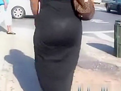 Take a look at her see-through outfit