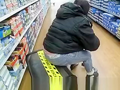 Walmart exposed thong