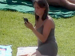 Zooming in while she changes clothes